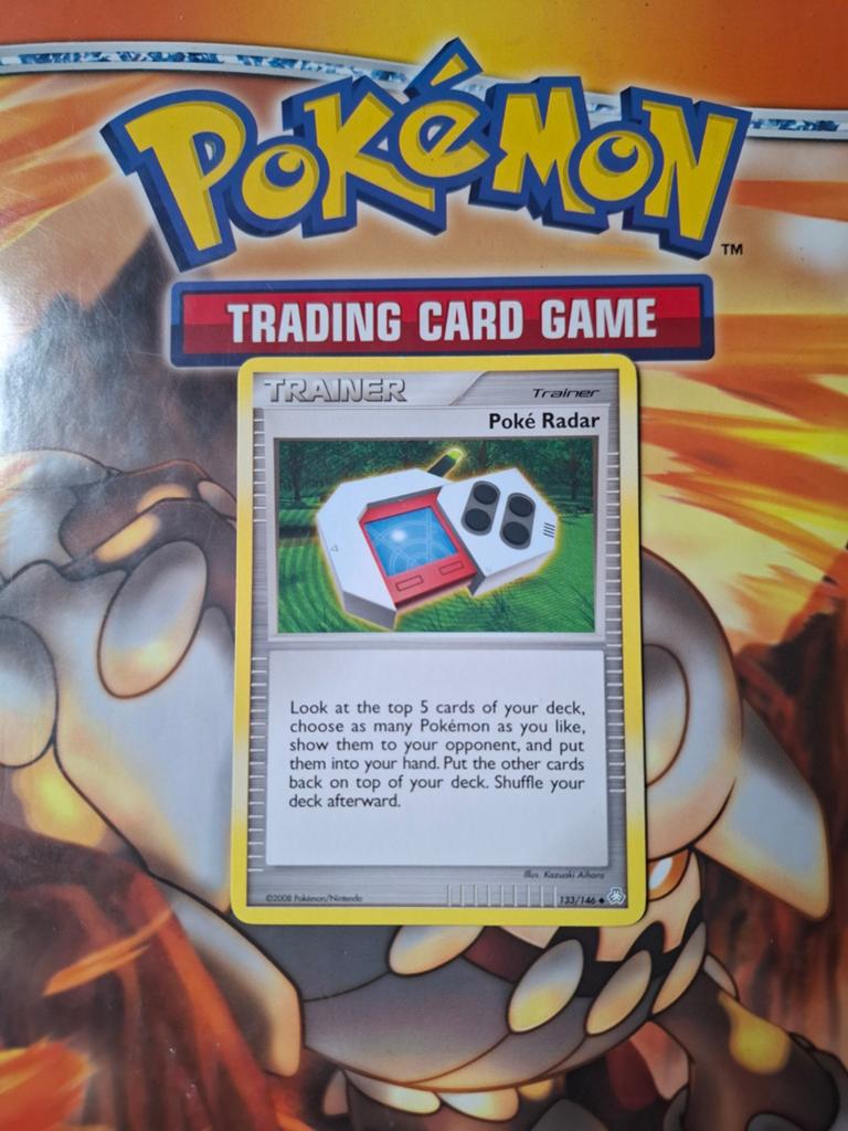 Poke radar 133/146 Diamond&Pearl Legends Awakened pokemon, Ophalen of Verzenden, Gebruikt, Losse kaart