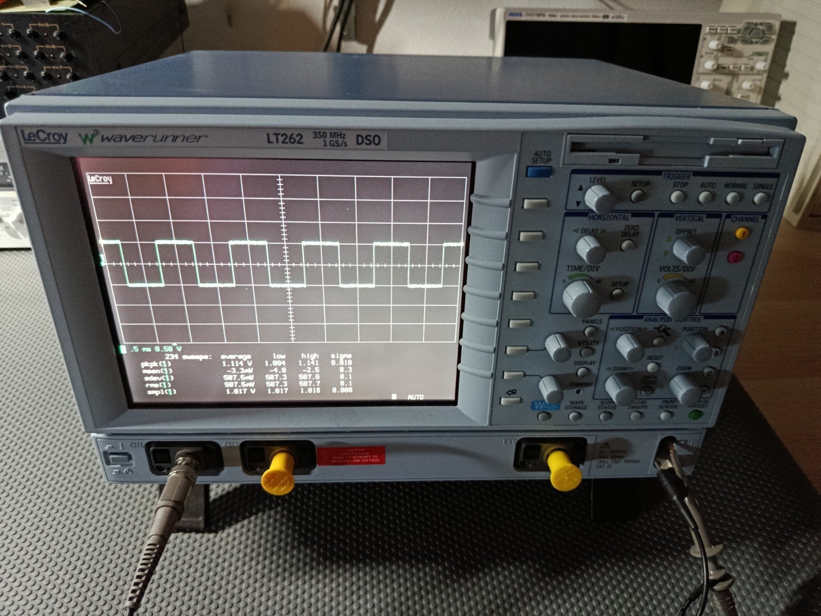 LeCroy Waverunner 350MHz, Ophalen