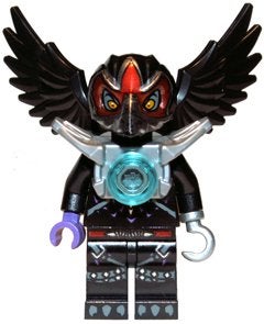 LEGO LEGENDS OF CHIMA loc001 Razar - Flat Silver Armor, Gebruikt, Overige thema's, Lego, Ophalen of Verzenden