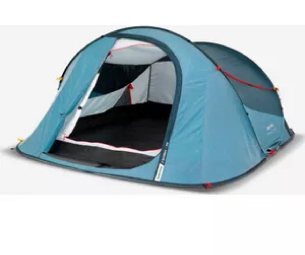 Quechua 2 Seconds Easy 3 Fresh Tent - Snel op te zetten!, Ophalen, Gebruikt, Tot en met 3