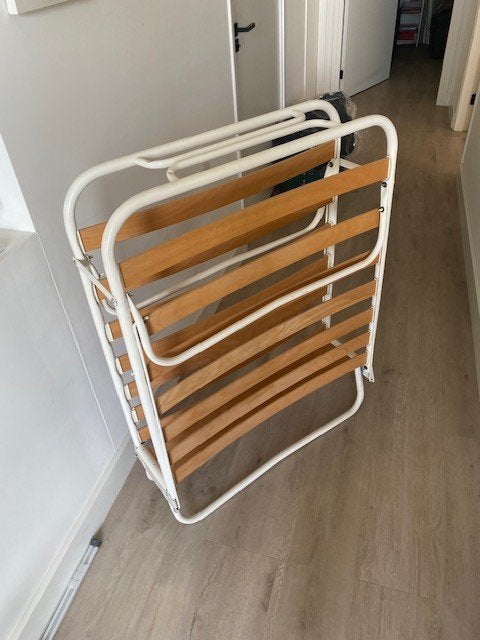 opklapbedden, Huis en Inrichting, Slaapkamer | Bedden, Ophalen, Gebruikt, 90 cm, Eenpersoons