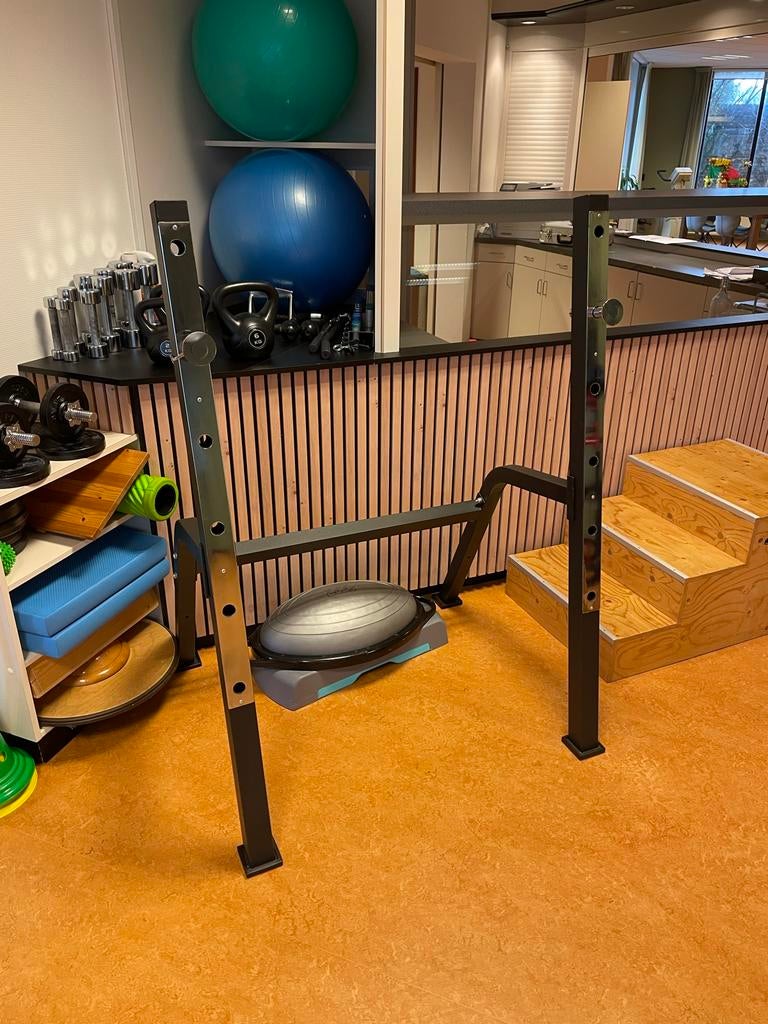 Powerrack Squats Chest press in zeer goede staat, Ophalen, Zo goed als nieuw, Benen, Overige typen