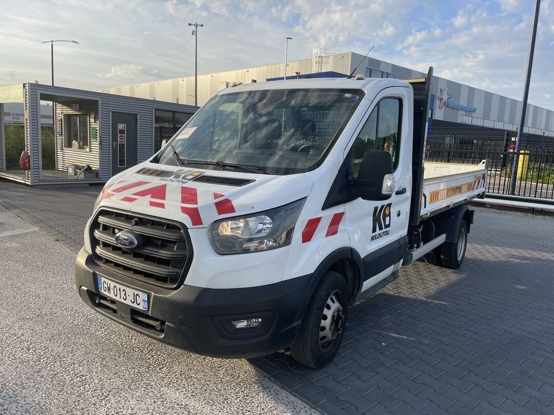 Ford Transit 165pk Tipper, Kipper, Dubbel Banden 3,5T 2024, Gebruikt, Euro 6, Overige kleuren, Bedrijf