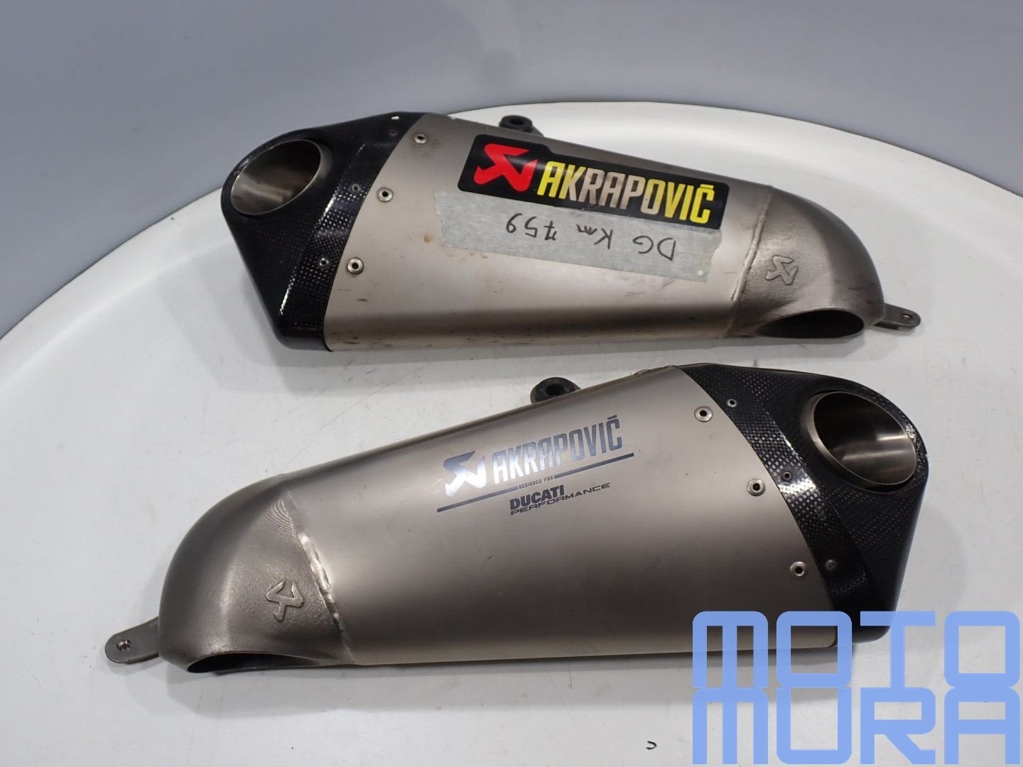 Akrapovic Corse dempers voor de Ducati Panigale 1199 RS 2012, Gebruikt, -, -, Ophalen of Verzenden