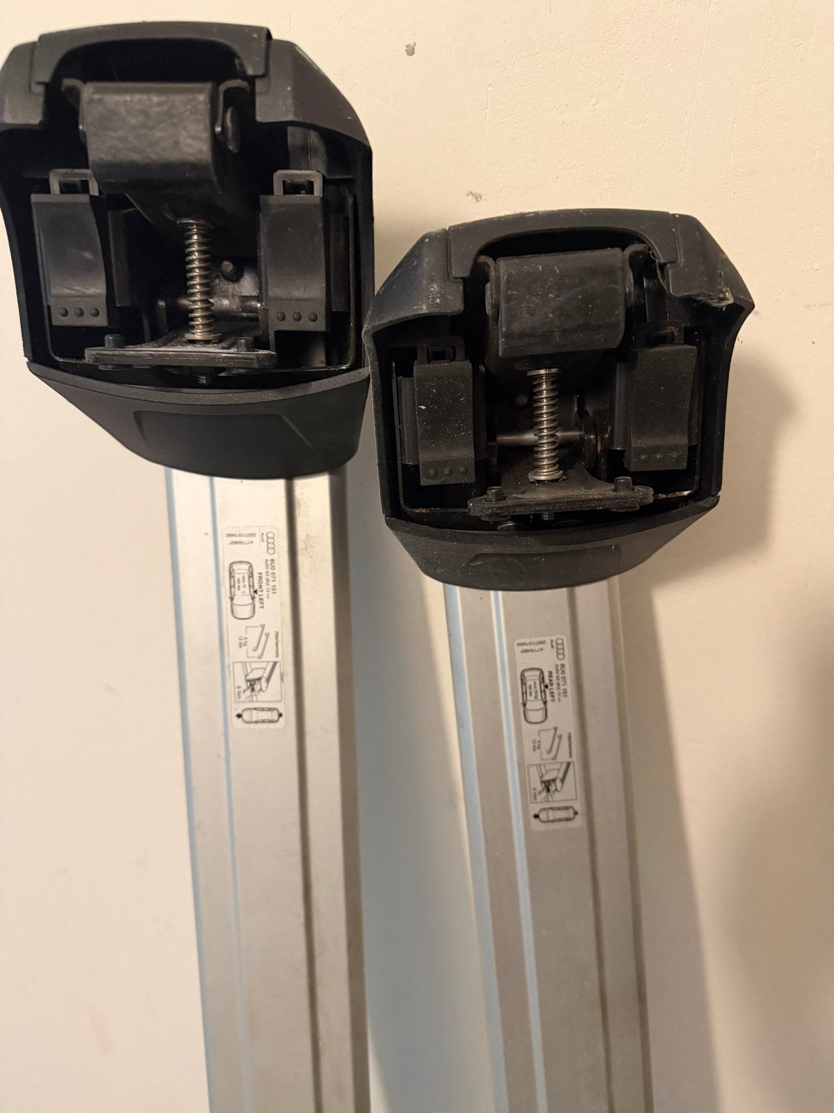 Audi Q3 (8U) dakdragers - origineel, Ophalen, Gebruikt