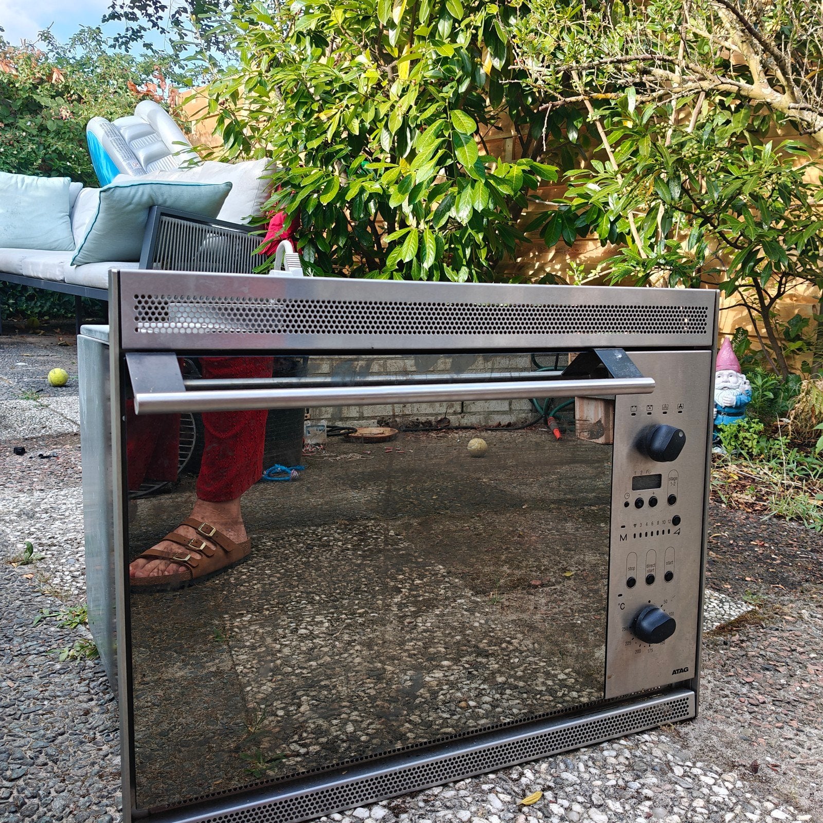 ATAG Inbouw Combi-oven - gebruikt, Witgoed en Apparatuur, 45 tot 50 cm, Gebruikt, Ophalen of Verzenden, Combi-oven