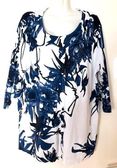 Passioni vest met top maat 46/48[v], Kleding | Dames, Truien en Vesten, Ophalen of Verzenden, Zo goed als nieuw, Maat 46/48 (XL) of groter
