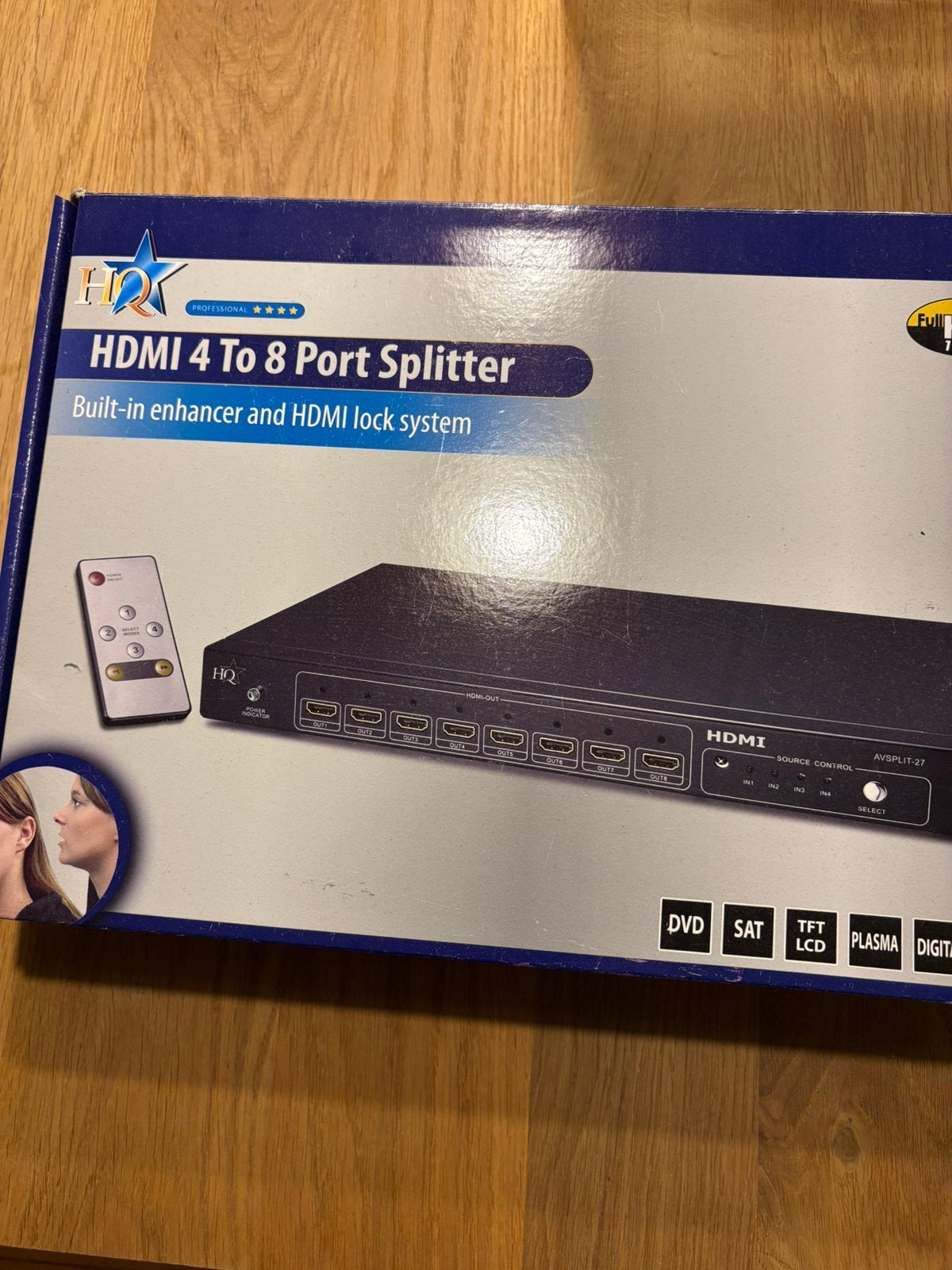 HQ splitter AV Split-27 nieuw in doos, Ophalen of Verzenden, Nieuw