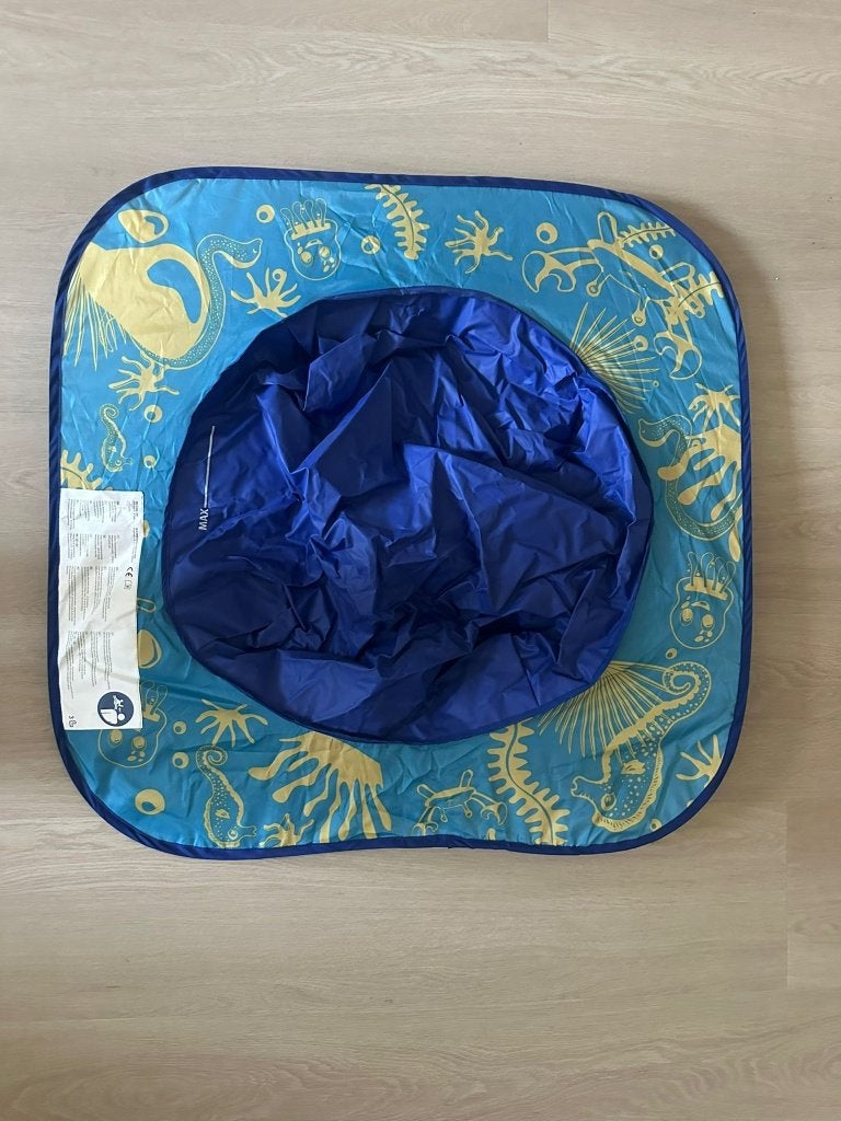 Strandbadje - zwembadje - zandbak - baby's - peuters, Minder dan 80 cm, Opblaaszwembad, Vierkant, Ophalen of Verzenden