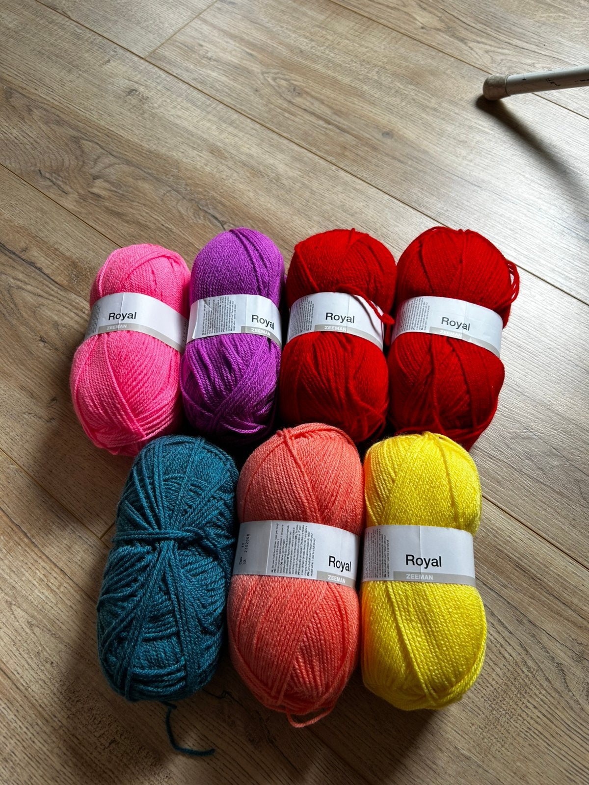 Diverse kleuren royal en of saskia garen, Hobby en Vrije tijd, Breien en Haken, Ophalen of Verzenden, Zo goed als nieuw, Breien of Haken