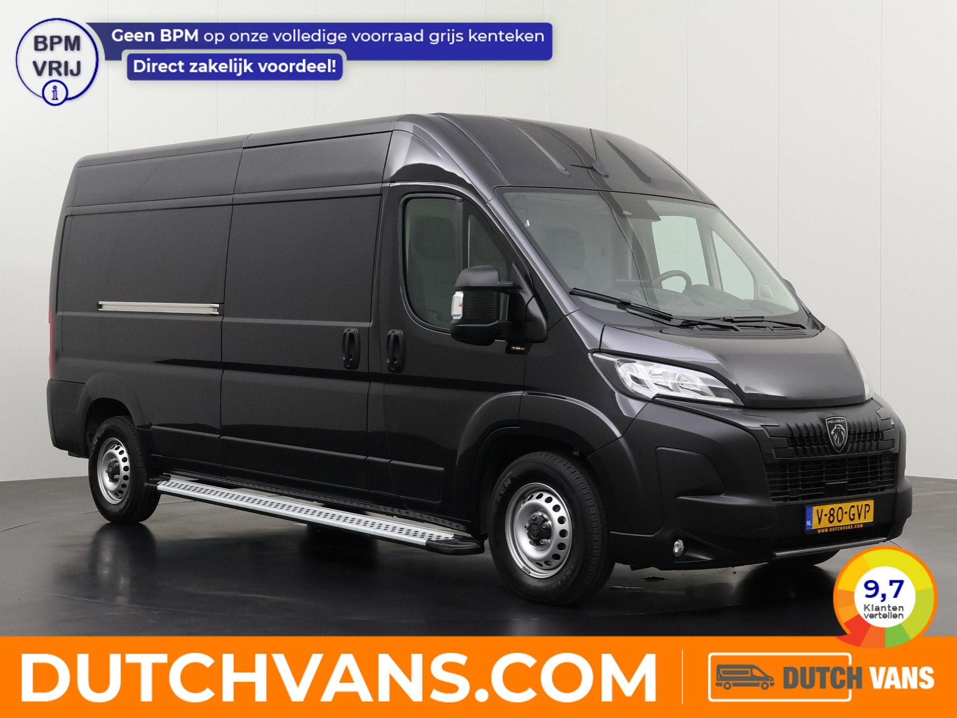 Peugeot Boxer 180PK Automaat 8-Traps S&S L3H2 Maxi 3.5t | Na, Stof, Gebruikt, Euro 6, 4 cilinders