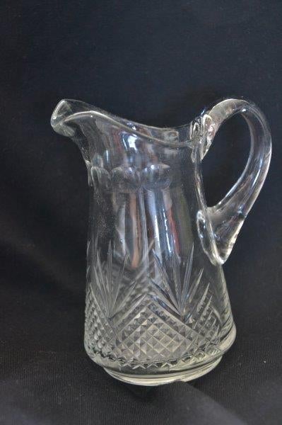 Oud kristallen melkkannetje 12cm., Antiek en Kunst, Antiek | Glas en Kristal, Ophalen of Verzenden