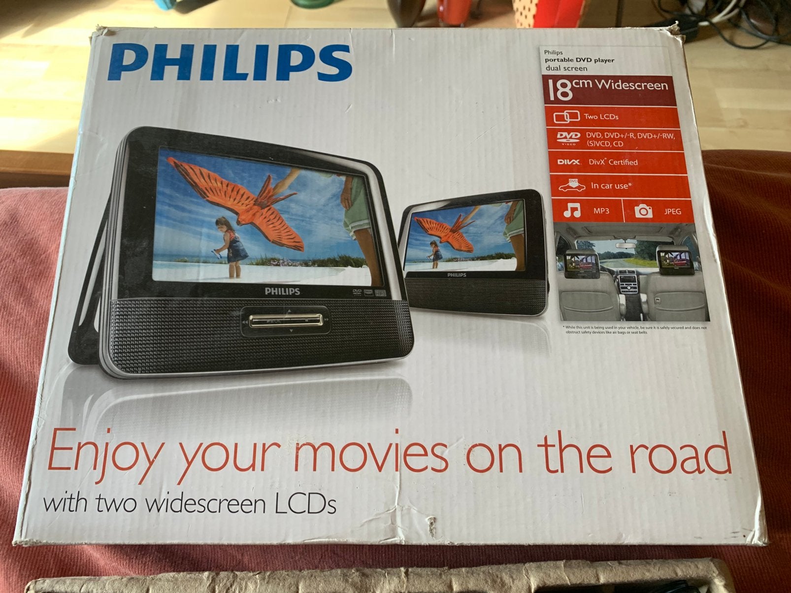 Philips DVD speler voor auto, Dvd-speler, Philips, Draagbaar, Ophalen of Verzenden