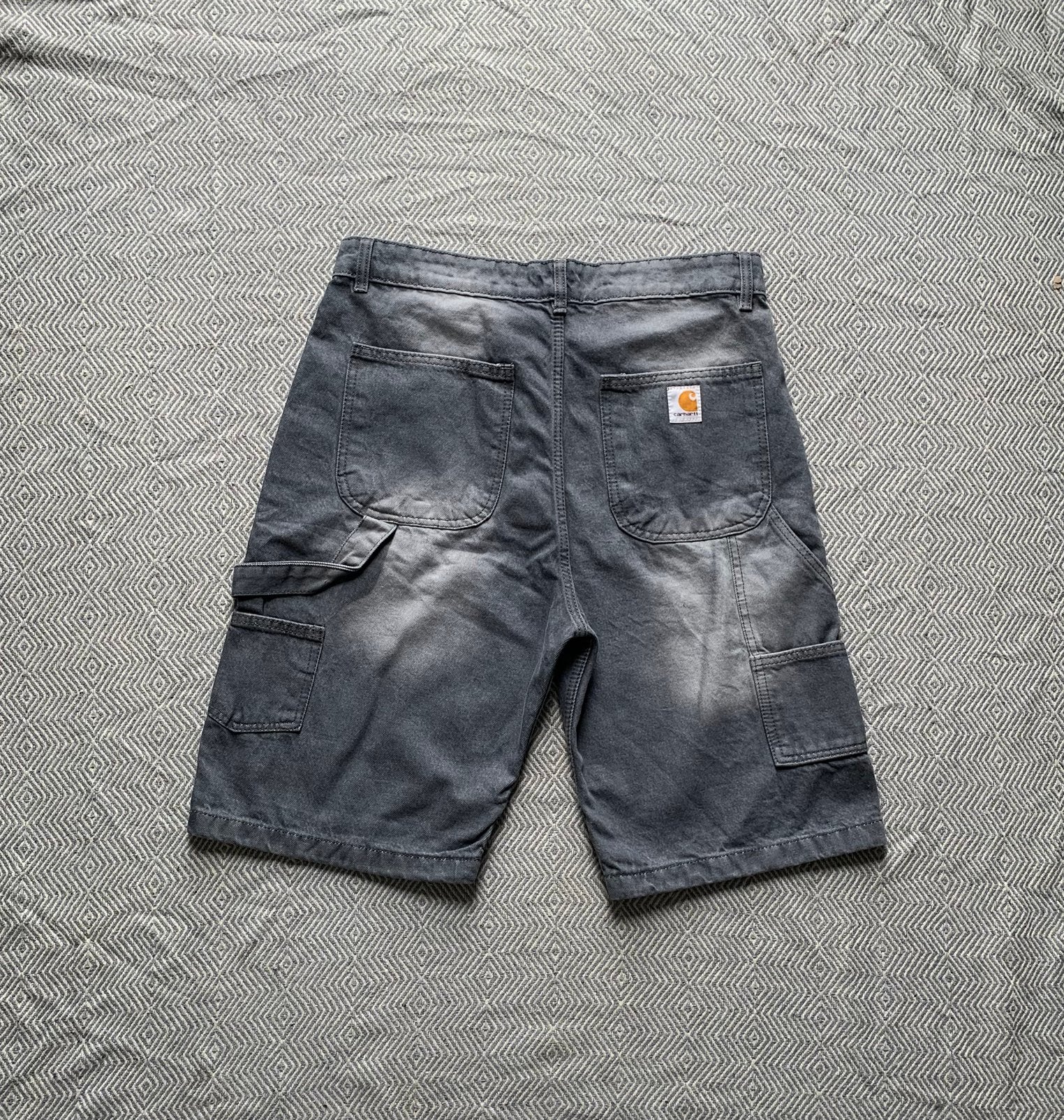 Carhartt Denim Relaxed Fit Shorts - Maat W34 / L - Grijs, Verzenden, Carhartt, Zo goed als nieuw, W33 - W34 (confectie 48/50)