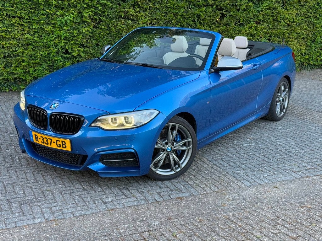 BMW 2-serie Cabrio M235i xDrive |Full Option | Harman Kardon, Auto's, BMW, Automaat, Gebruikt, 1645 kg, Leder