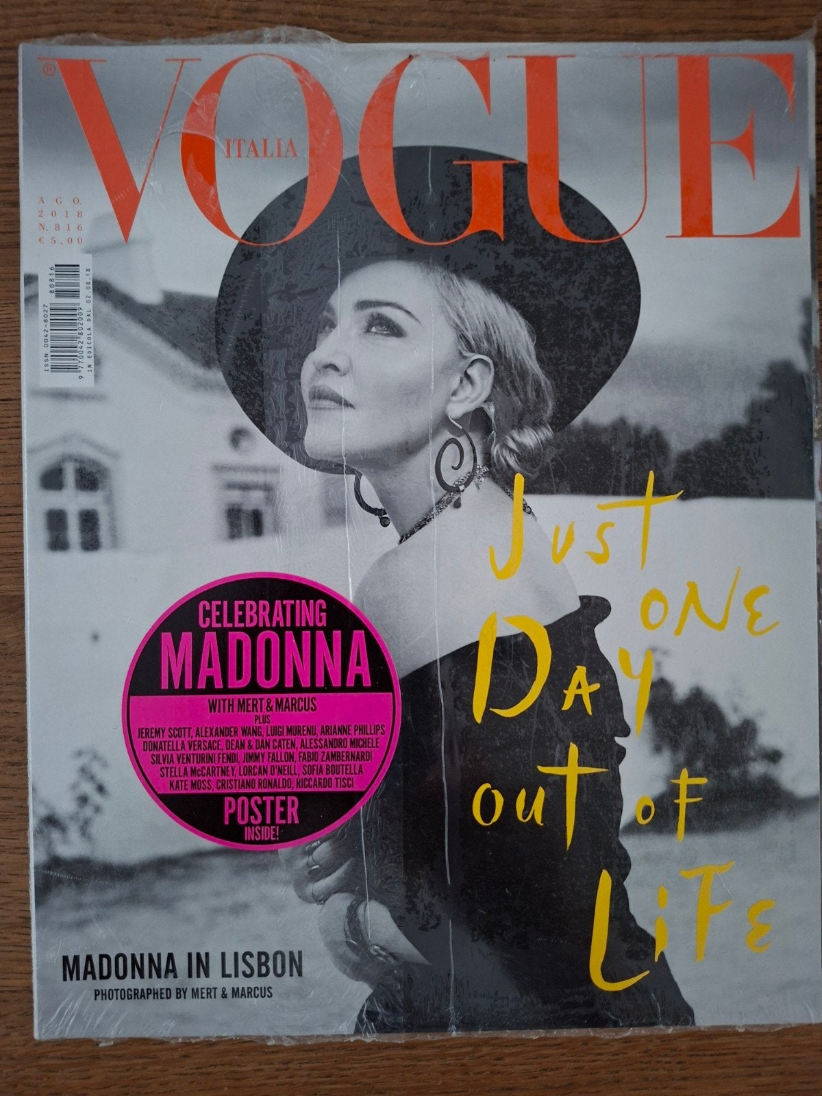 Vogue italia augustus 2018 madonna fashion magazine, Verzenden, Nieuw, Glossy
