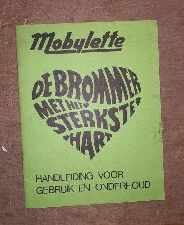 Instructie boekje Kaptein Mobylette 1975, Fietsen en Brommers, Ophalen of Verzenden, Gebruikt