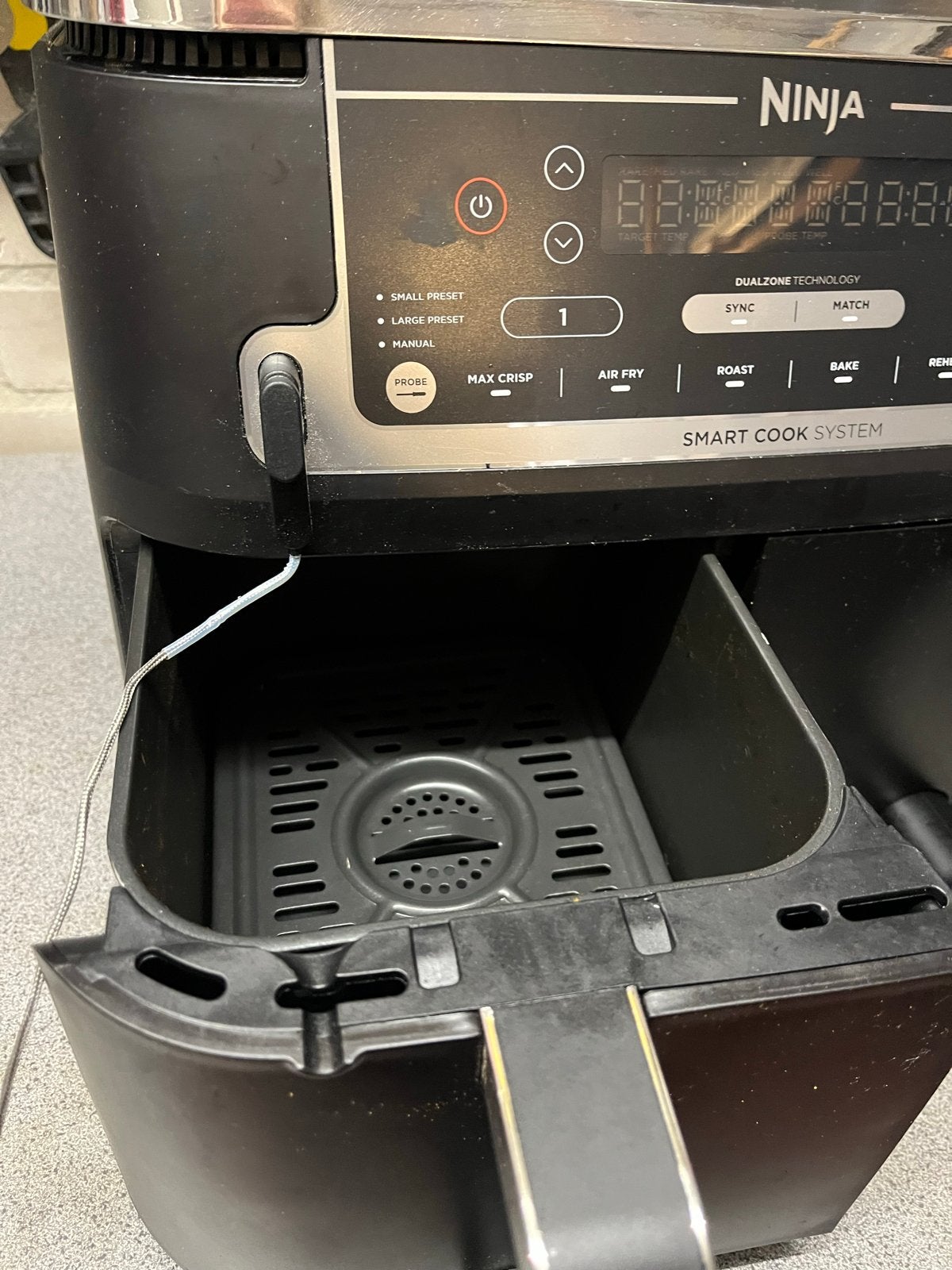 Ninja Foodi Dual Zone Airfryer AF300EU - Zo goed als nieuw, Ophalen, Minder dan 45 cm, Overige merken, Hete lucht