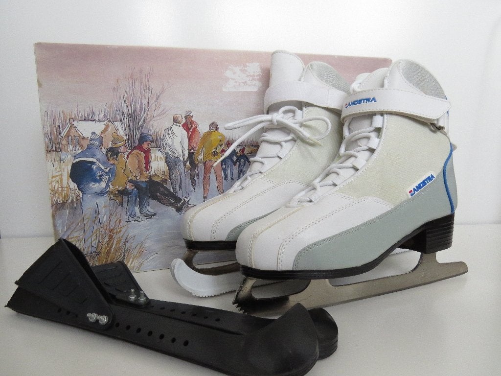 Zandstra Schaatsen Maat 40 + Extra set Schaatsbeschermers, Sport en Fitness, Schaatsen, Zandstra, Ophalen of Verzenden, Zo goed als nieuw