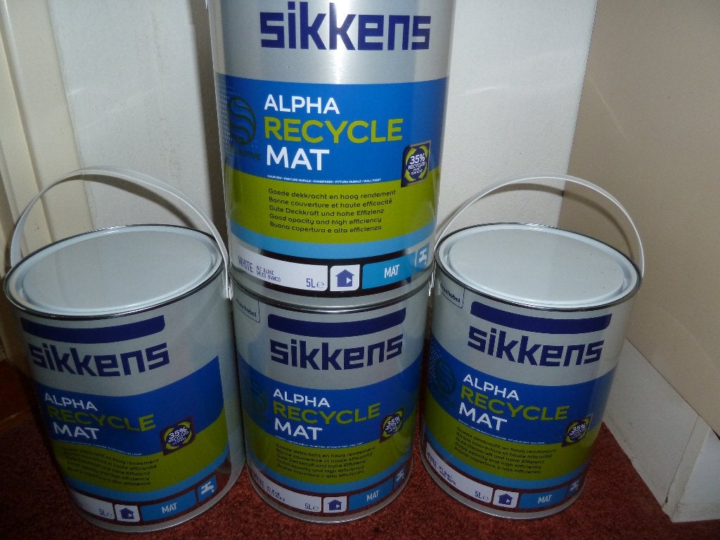 Sikkens verf, Ophalen, Nieuw, Wit