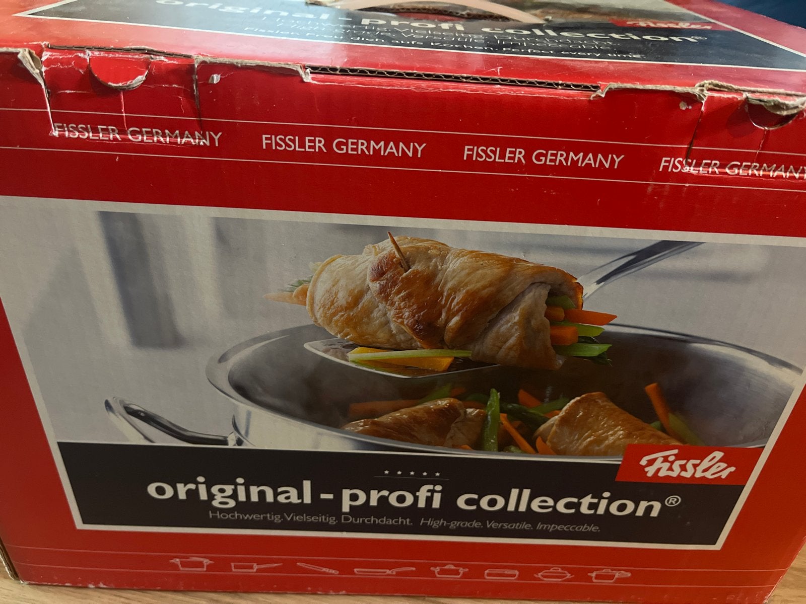 Fissler Original-Profi Collection Pannenset, Gebruikt, Keramische plaat, Pannenset, Ophalen of Verzenden