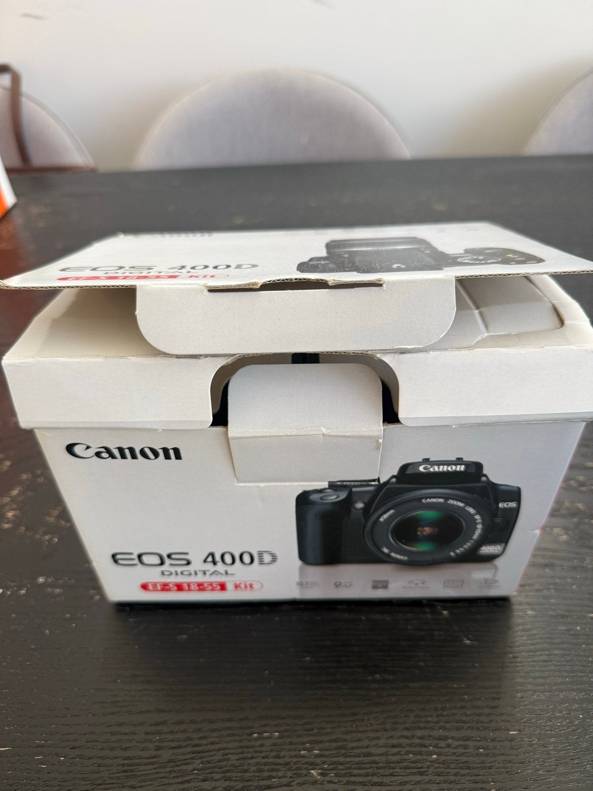 Canon EOS 400D spiegelreflexcamera met accessoires, Spiegelreflex, Canon, Ophalen of Verzenden, Zo goed als nieuw