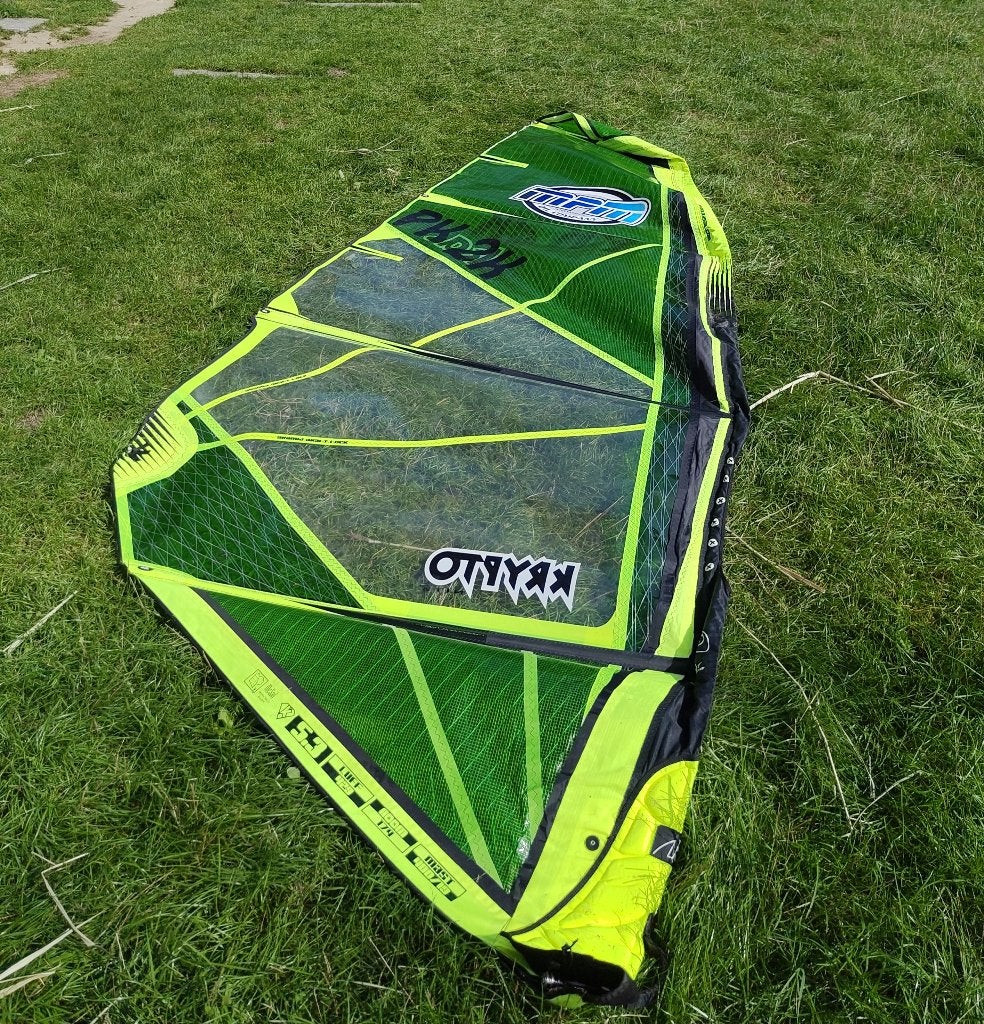 Ka krypto 5.3, Watersport en Boten, Windsurfen, Ophalen, Met zeil(en), Gebruikt, 5 tot 6.5 m²