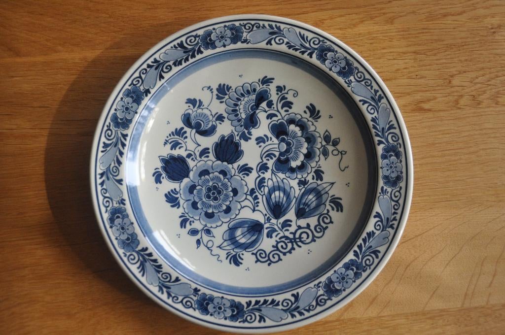 Bord Royal Goedewaagen "Blue Delft", handmade 27,5 cm., Antiek en Kunst, Ophalen of Verzenden