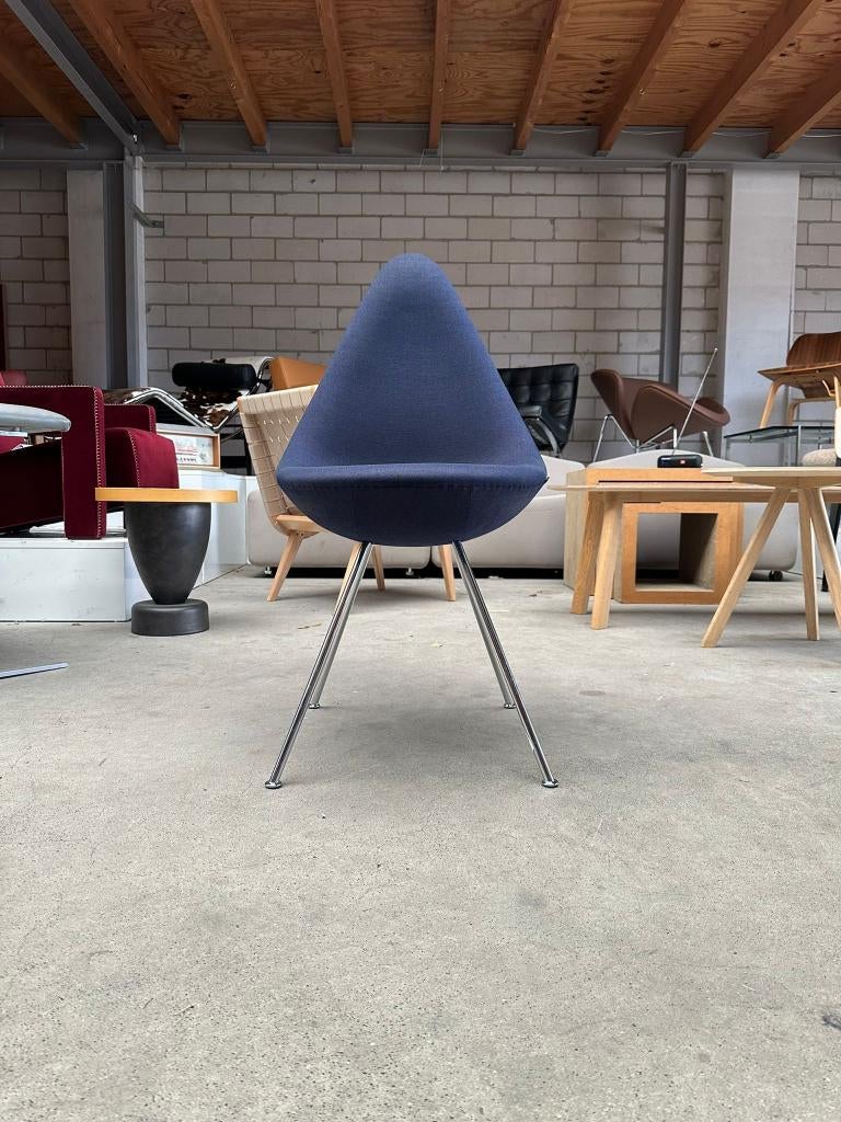 Fritz Hansen 3110 Drop Chair by Arne Jacobsen (voorraad:4), Ophalen, Minder dan 50 cm, Gebruikt, Minder dan 75 cm