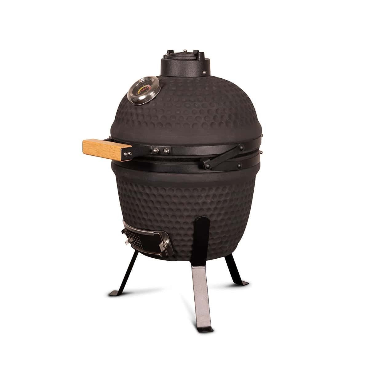 NIEUW Patton Kamado grill 13 inch houtskool BBQ zwart, Ophalen, Nieuw, Patton