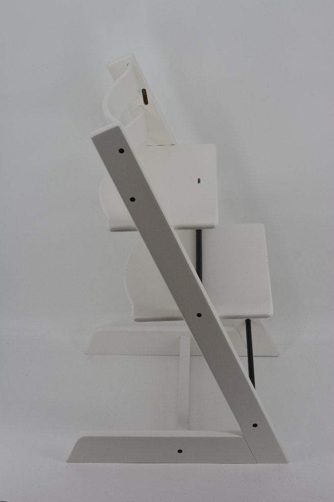 Stokke Tripp Trapp Wit – Tripp Trapp Refurbished model, Ophalen of Verzenden, Zo goed als nieuw, Meegroeistoel, Aanschuifbaar