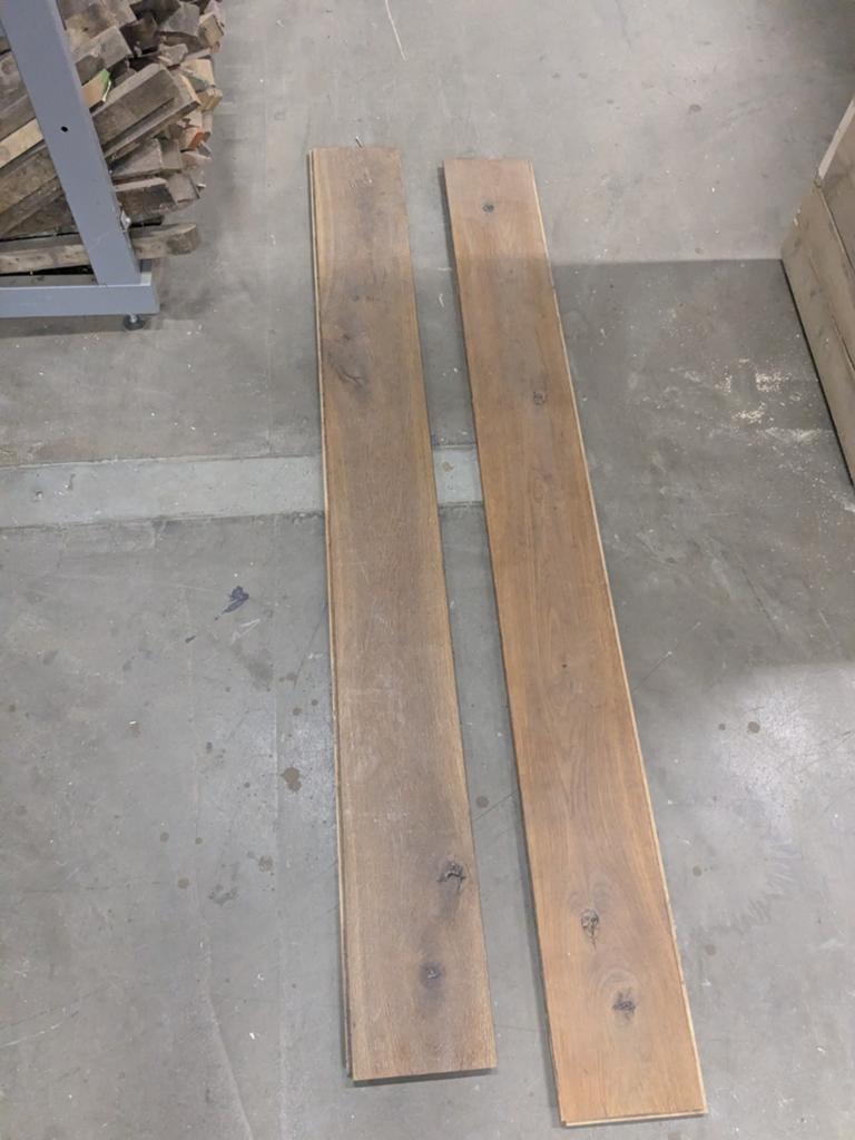 Mooie eiken vloerdelen - diverse lengtes en breedtes, Gebruikt, 10 m² of meer, 10 tot 30 cm, Hout