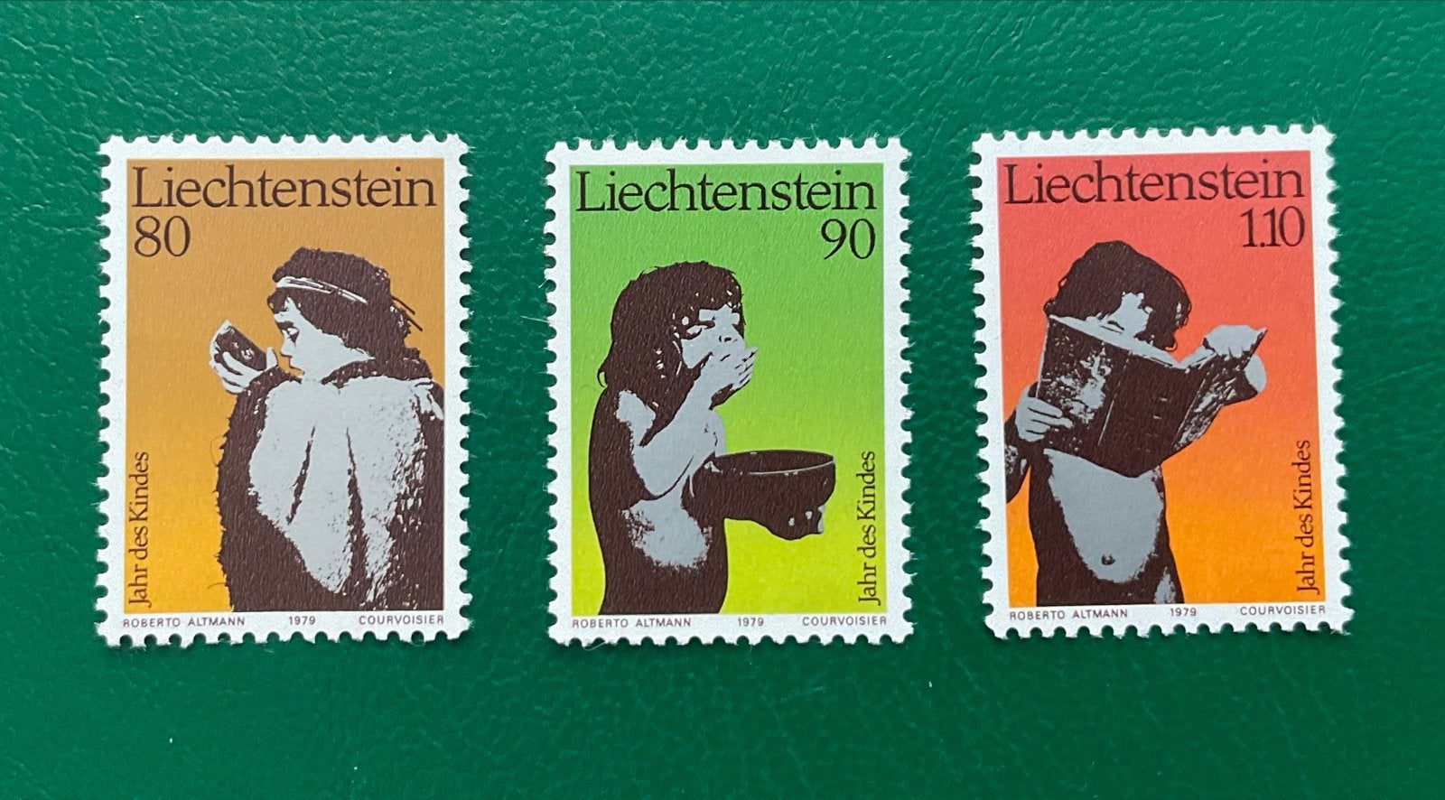 Liechtenstein "Jaar van het Kind" postzegelset 1979, Verzenden, Na 1940, Postfris