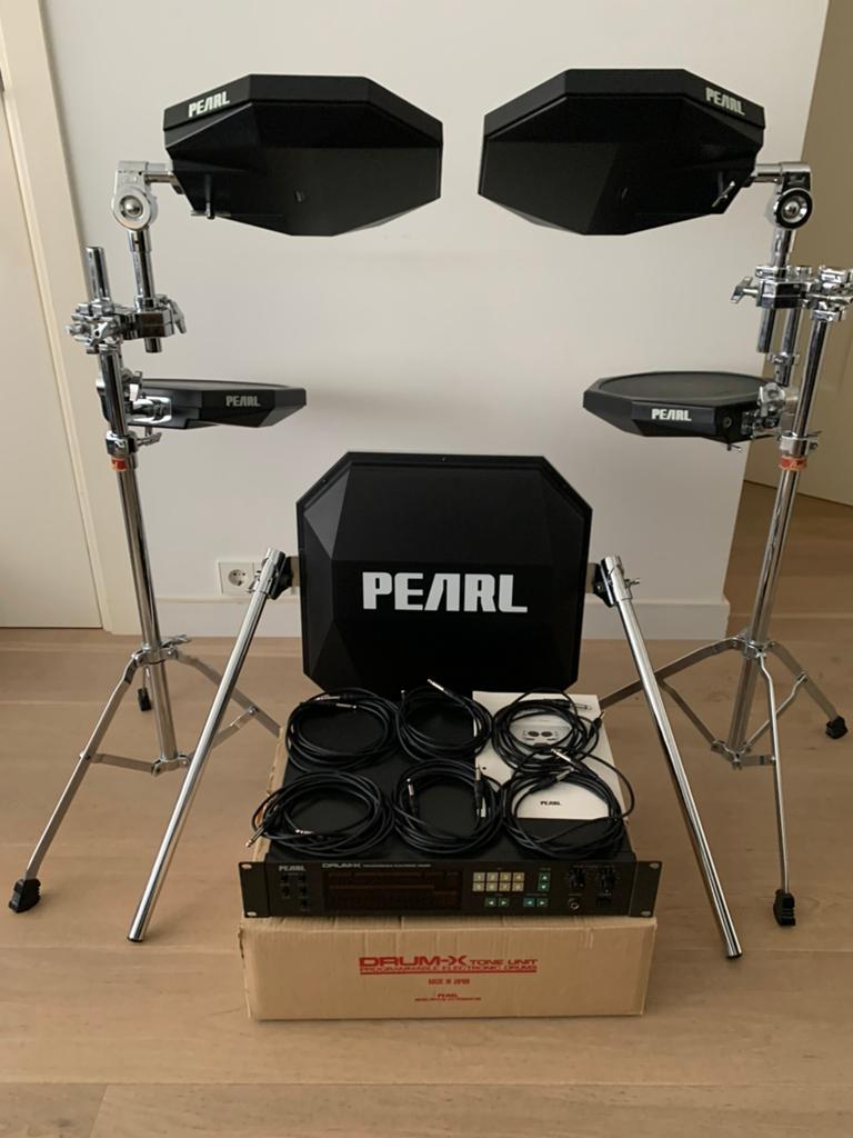 Pearl Drum X (DRX) module, pads en stands (N.O.S), Ophalen of Verzenden, Zo goed als nieuw, Overige merken