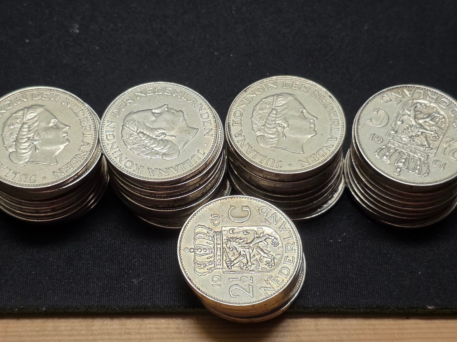 46x rijksdaalder juliana zilver Nederland, Postzegels en Munten, Munten | Nederland, Koningin Juliana, Zilver, 2½ gulden, Verzenden