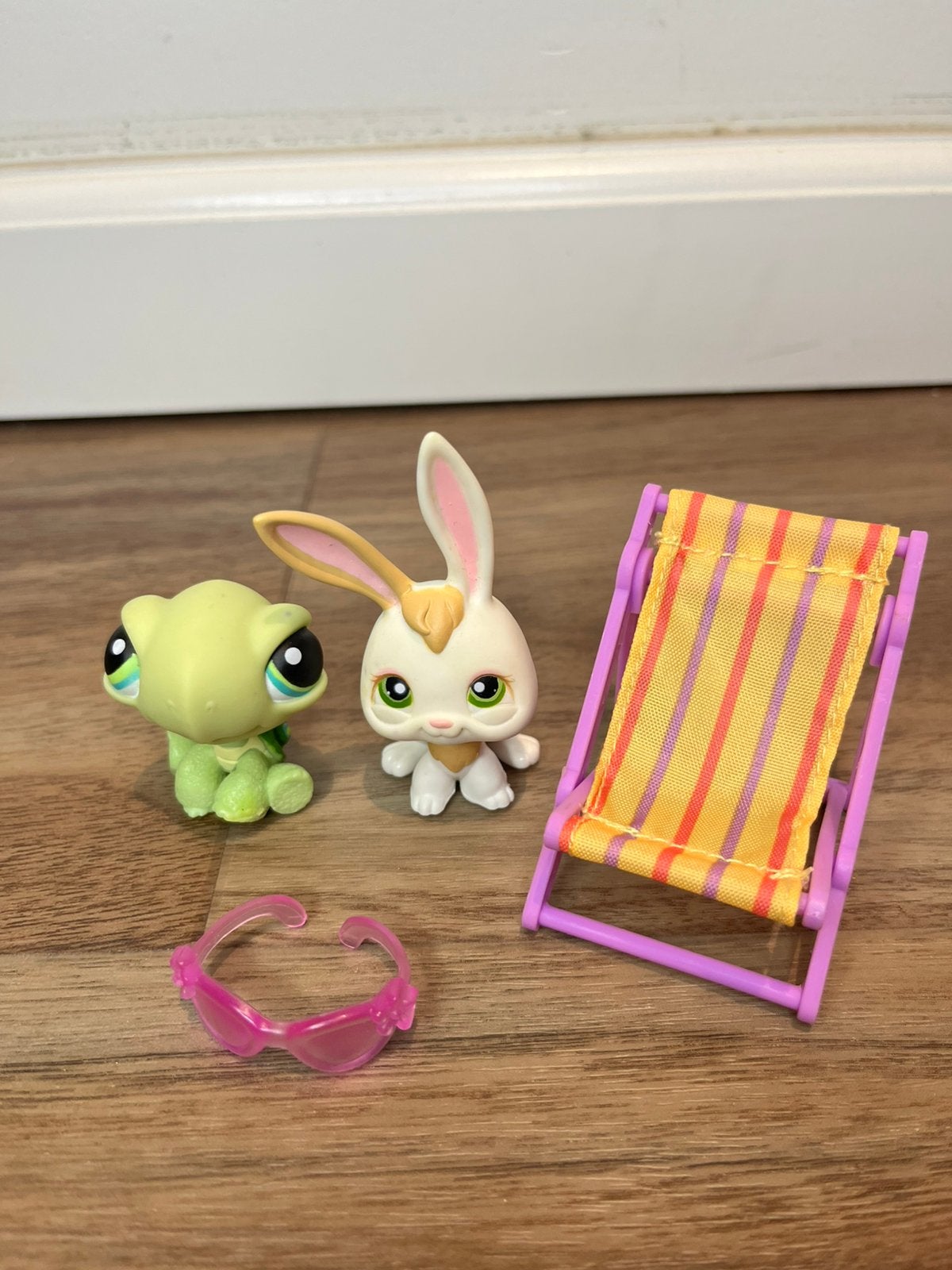 Littlest Pet Shop Pet Pairs Turtle 321 & Rabbit 322, Ophalen of Verzenden, Gebruikt