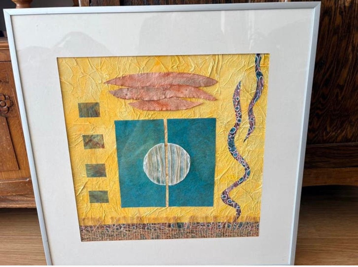 Mooi ingelijste kunstwerk, Antiek en Kunst, Kunst | Litho's en Zeefdrukken, Ophalen of Verzenden