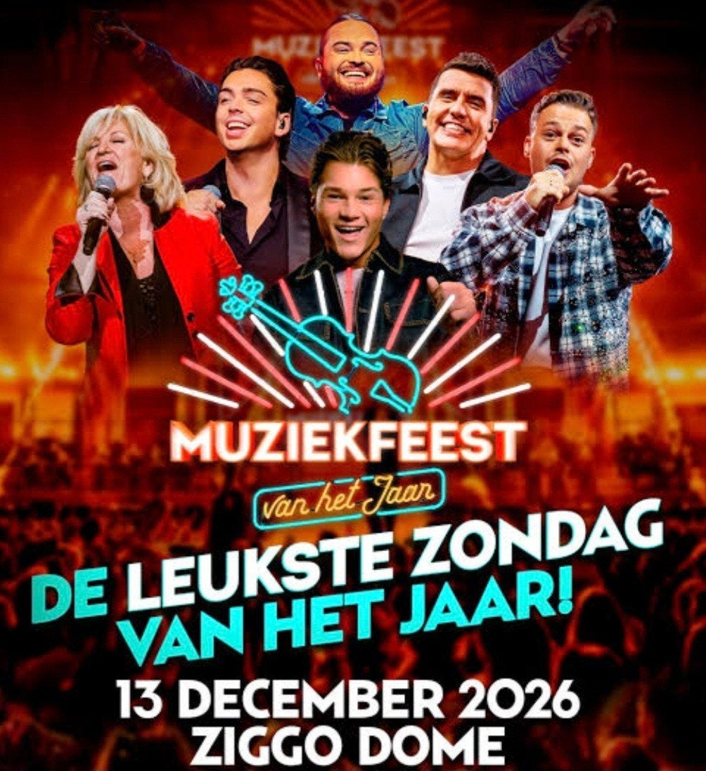 6 x Muziekfeest van het jaar hotelovernachting, Drie personen of meer