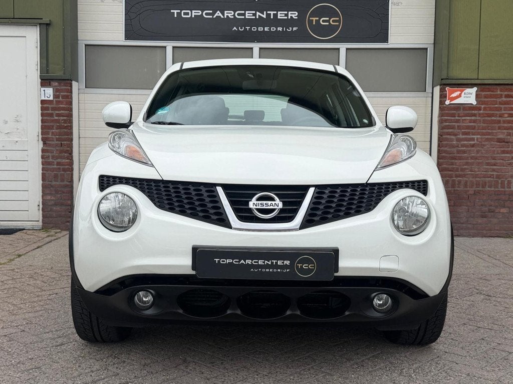 Nissan Juke 1.6 Acenta/AUTOM/CAMERA/BLUETH/CRUISE/APK/NAP, Auto's, Nissan, Euro 5, 4 cilinders, Wit, Origineel Nederlands