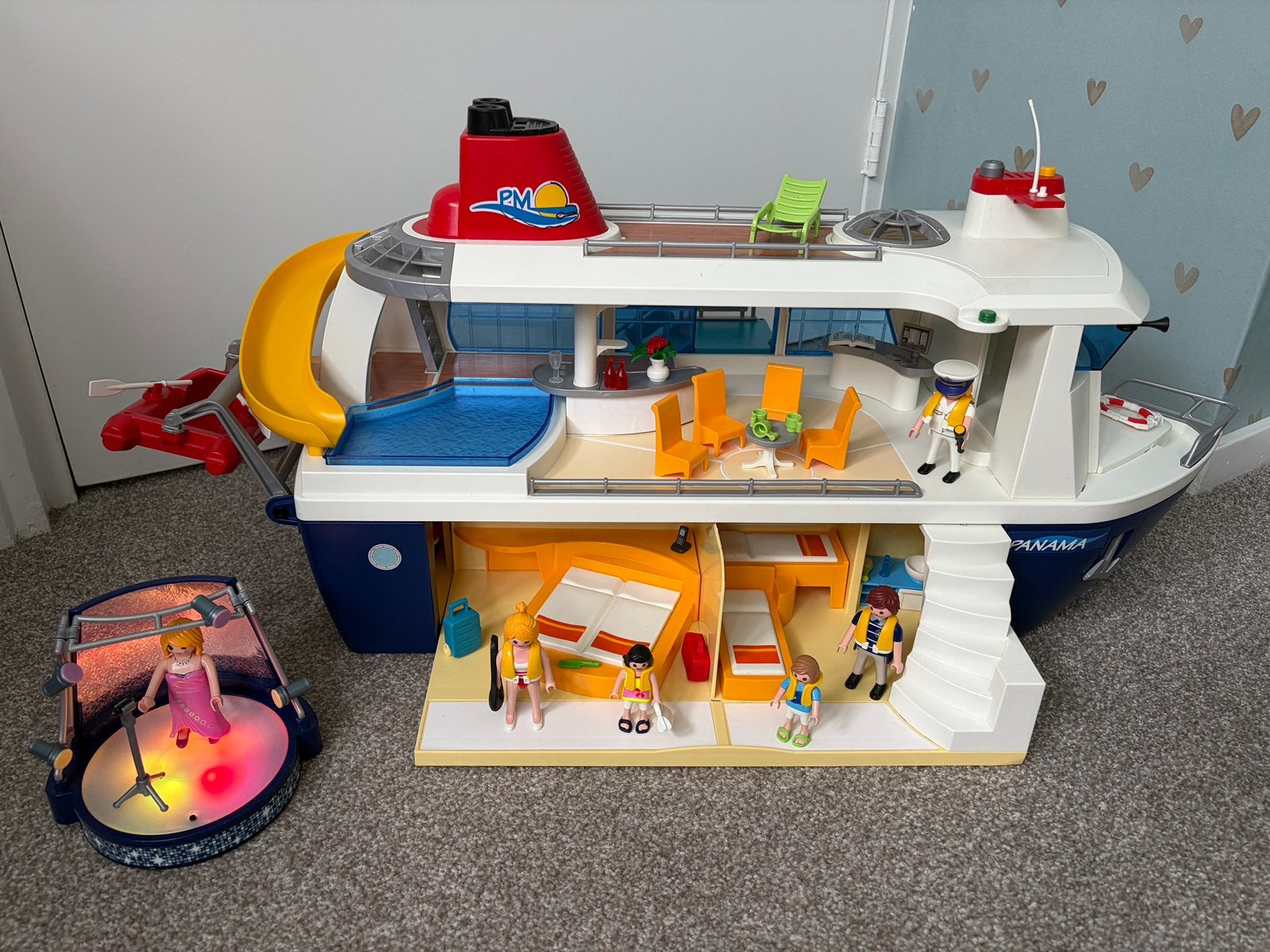 Playmobiel Cruiseschip, in nette staat! € 35,00, Ophalen, Gebruikt, Complete set, Boot/Schip