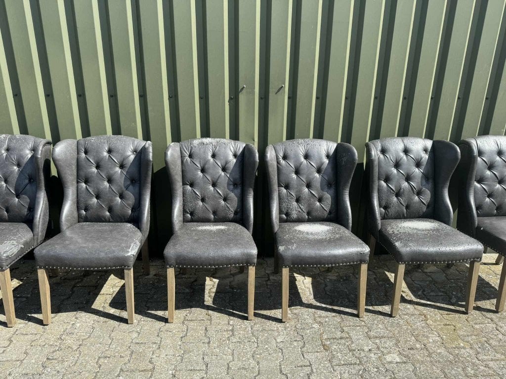 Gratis eetkamerstoelen Richmond Interiors, Ophalen, Gebruikt, Landelijk / Modern, Grijs