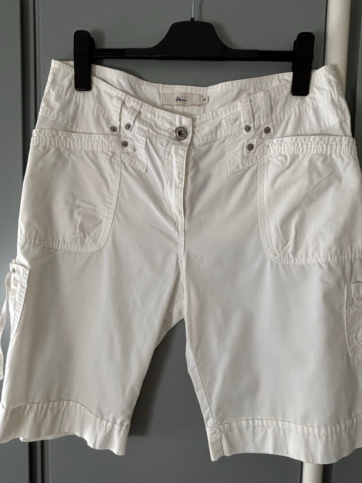 Witte korte broek Miss Etam maat 44, Kort, Wit, Maat 42/44 (L), Ophalen of Verzenden