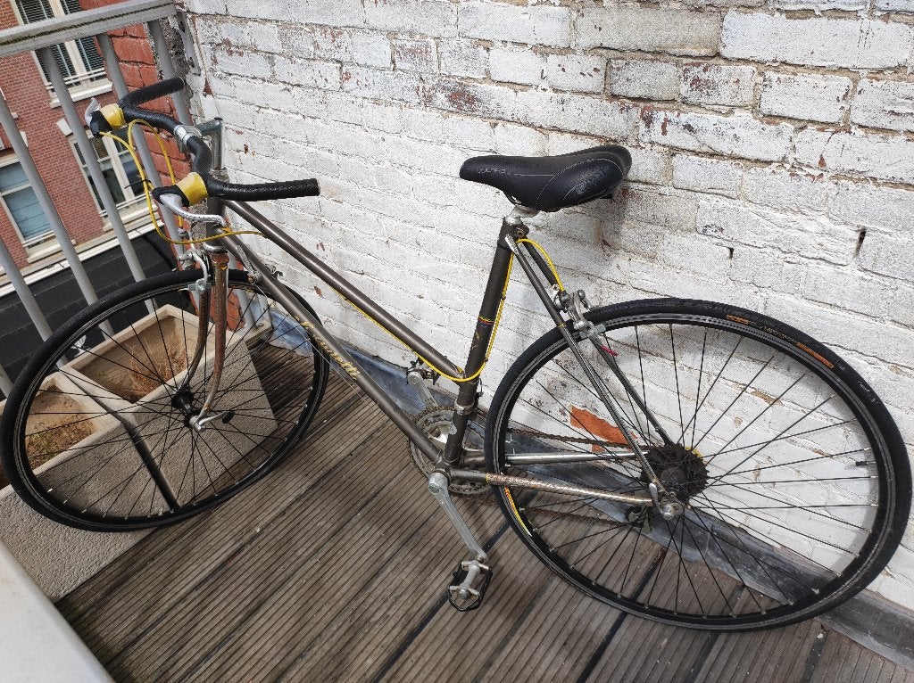 Vintage Racing Bike, Minder dan 10 versnellingen, Gebruikt, Staal, Overige maten