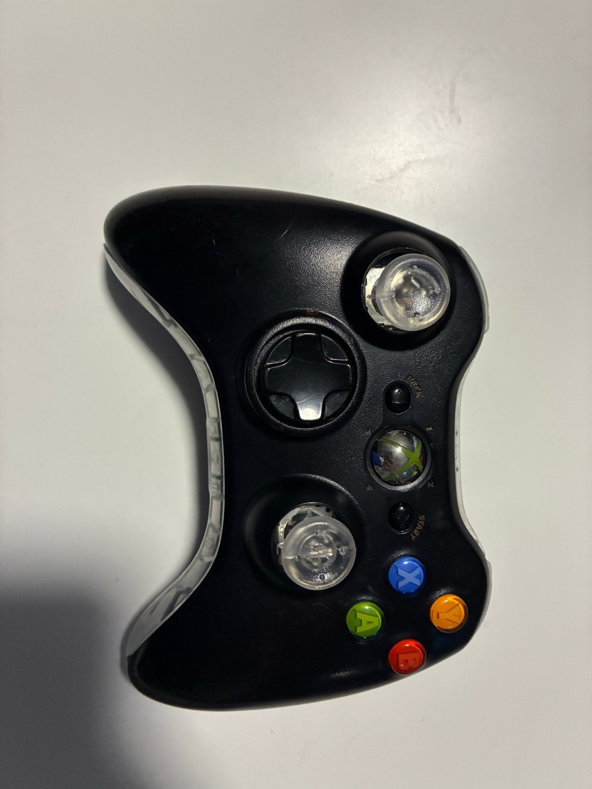 Draadloze Xbox 360 Controller - Zwart, Gebruikt, Ophalen of Verzenden, Controller, Xbox 360