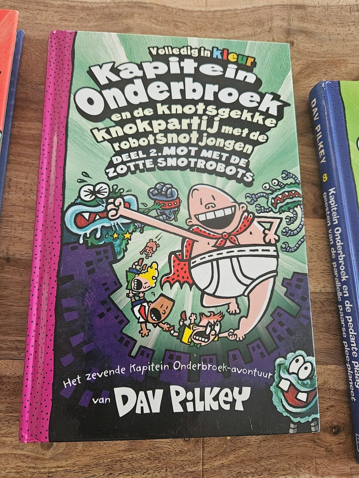 Kapitein Onderbroek Deel 2: Zotte Snotrobots, Ophalen of Verzenden, Zo goed als nieuw, Dav Pilkey, Fictie algemeen