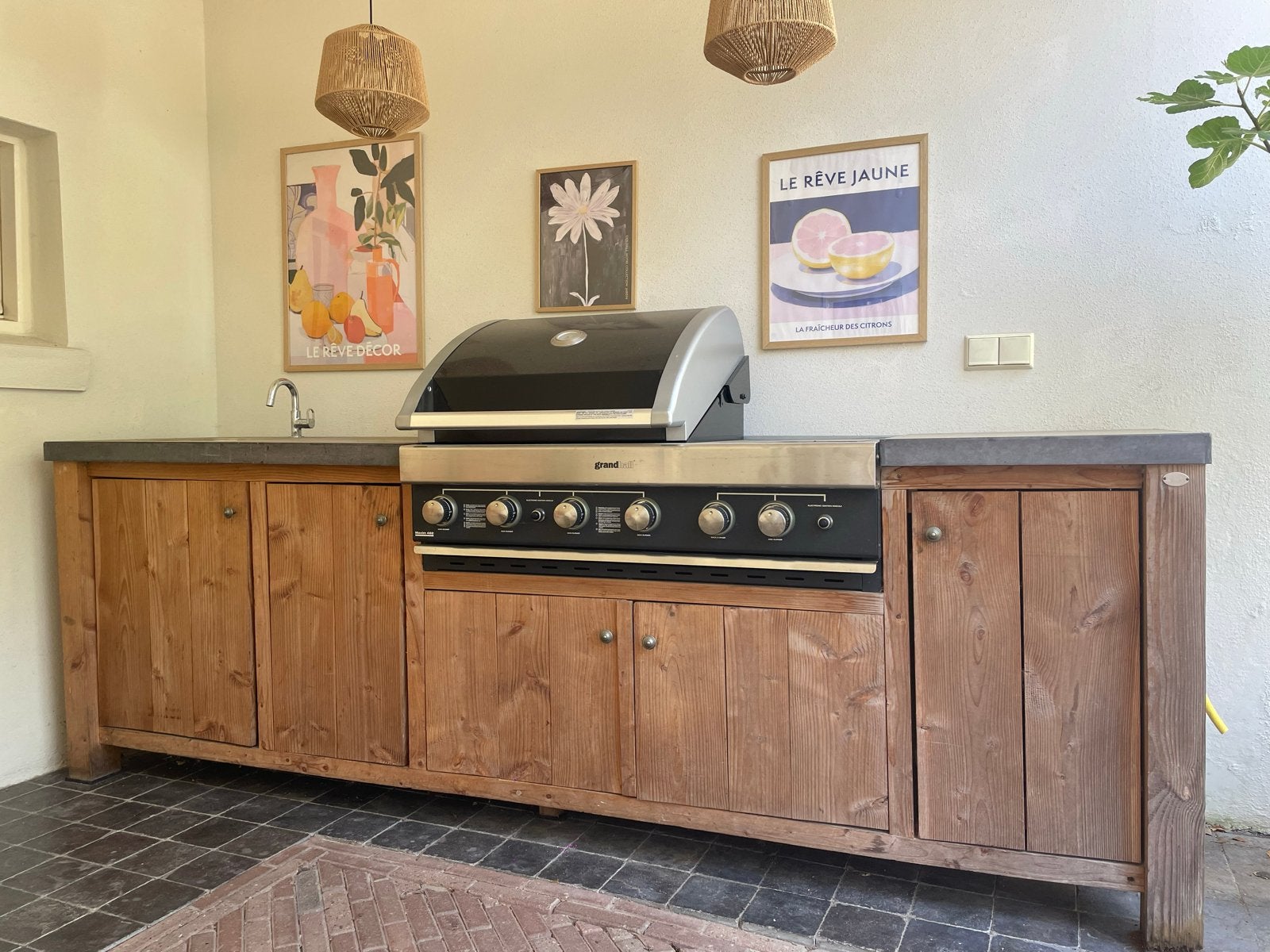 Grandhall Maxim 429 gasbarbecue met zijbrander, Ophalen, Zo goed als nieuw