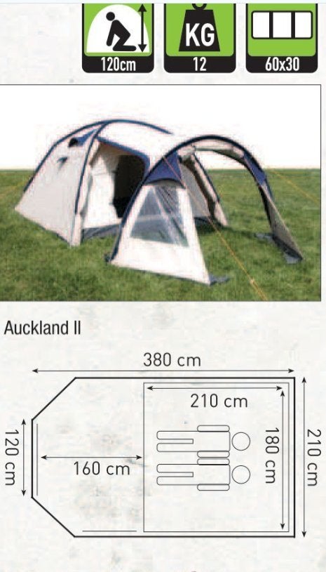 2 persoons tent, Ophalen, Gebruikt, Tot en met 2