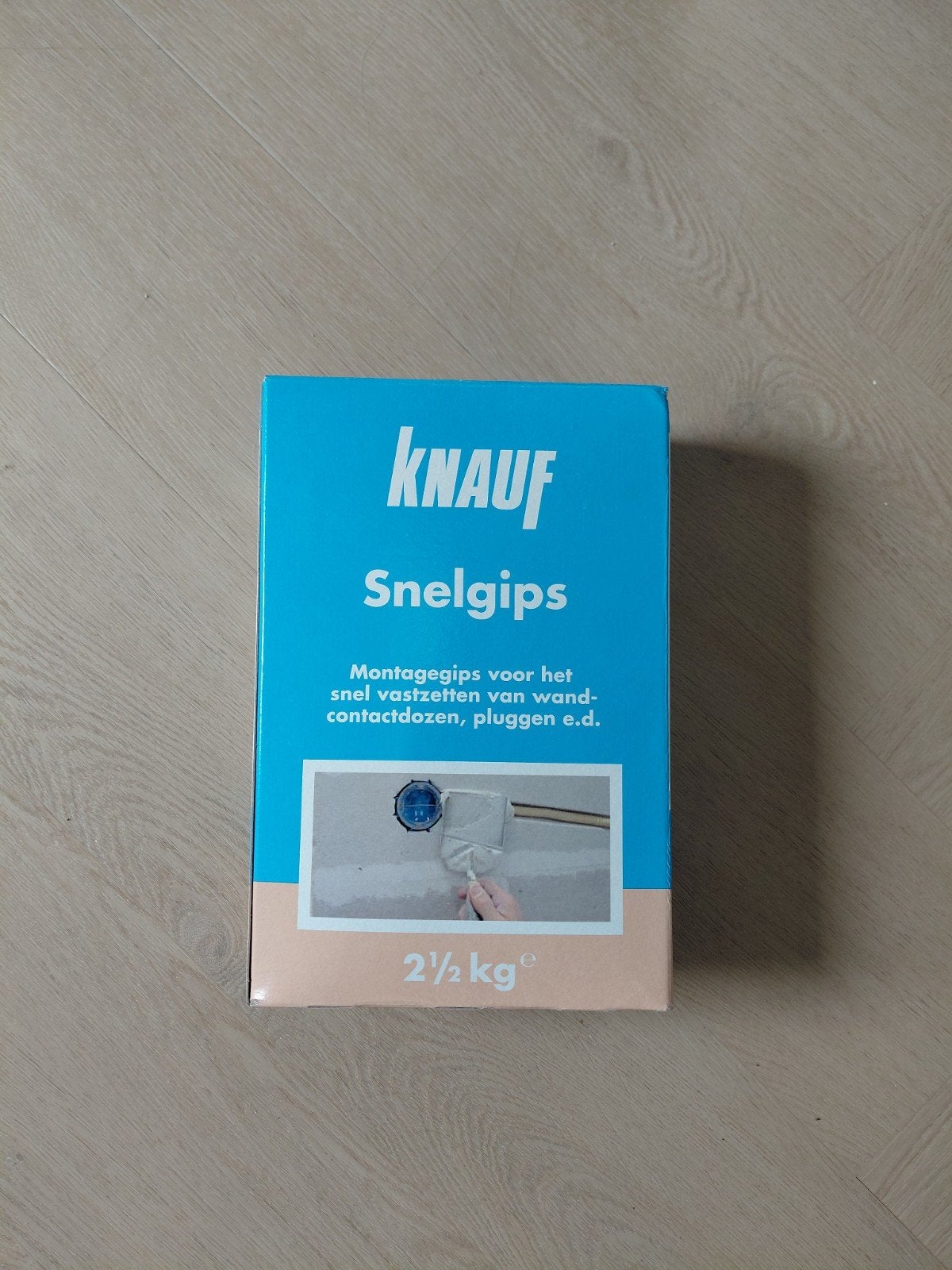 Knauf Snelgips 2,5 kg - Montagegips voor wandcontactdozen, Ophalen, Nieuw, Overige merken, Overige typen