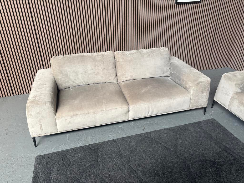 GRATIS LEVERING Set Banken Posthuys 220x95 GEREINIGD, 75 tot 100 cm, Ophalen of Verzenden, Zo goed als nieuw, Rechte bank