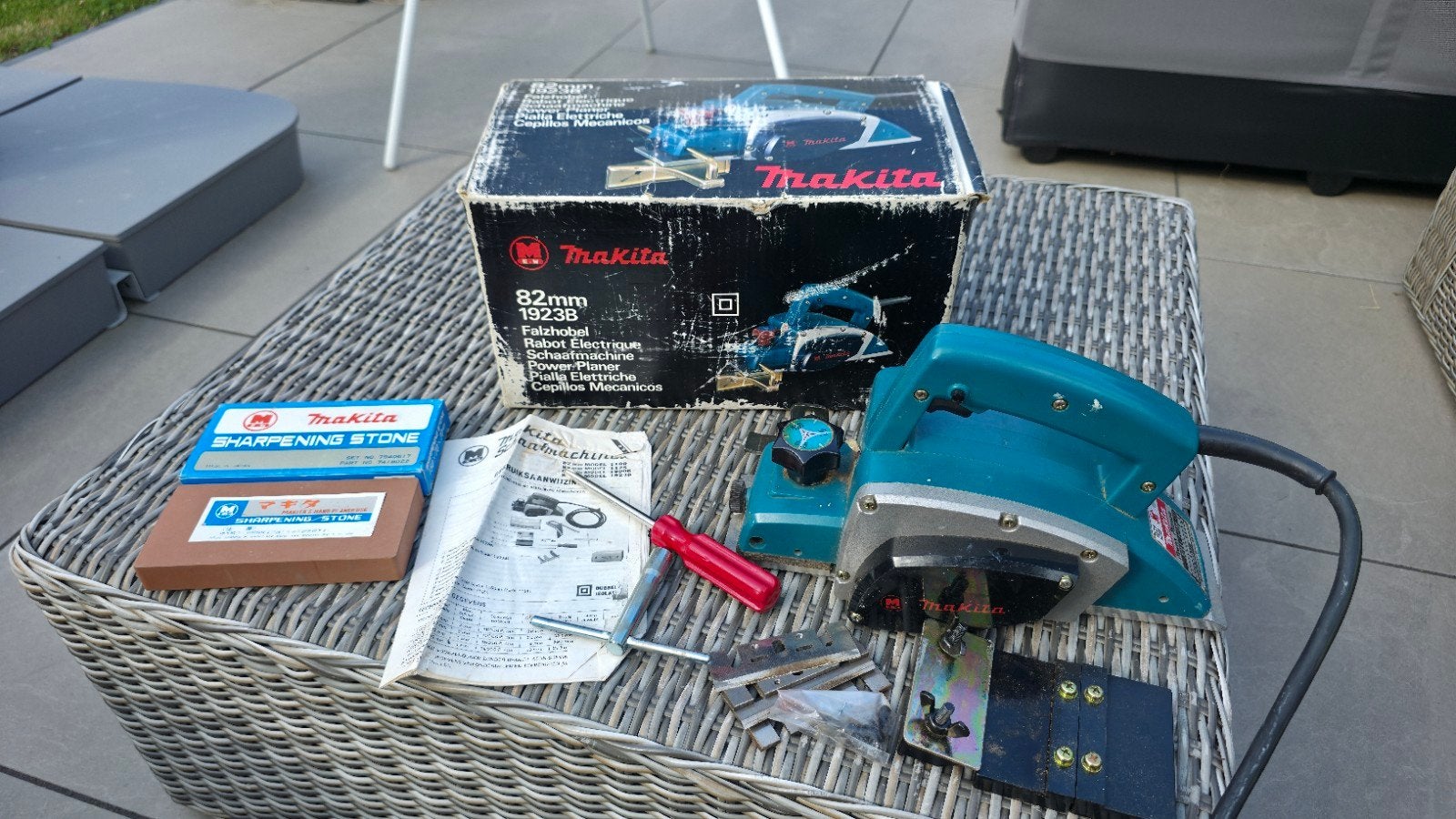 Makita Schaafmachine 82mm 1923B, Ophalen, Gebruikt, Elektrisch